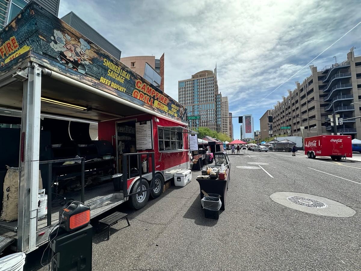 Campfire Grill truck at a downtown city event