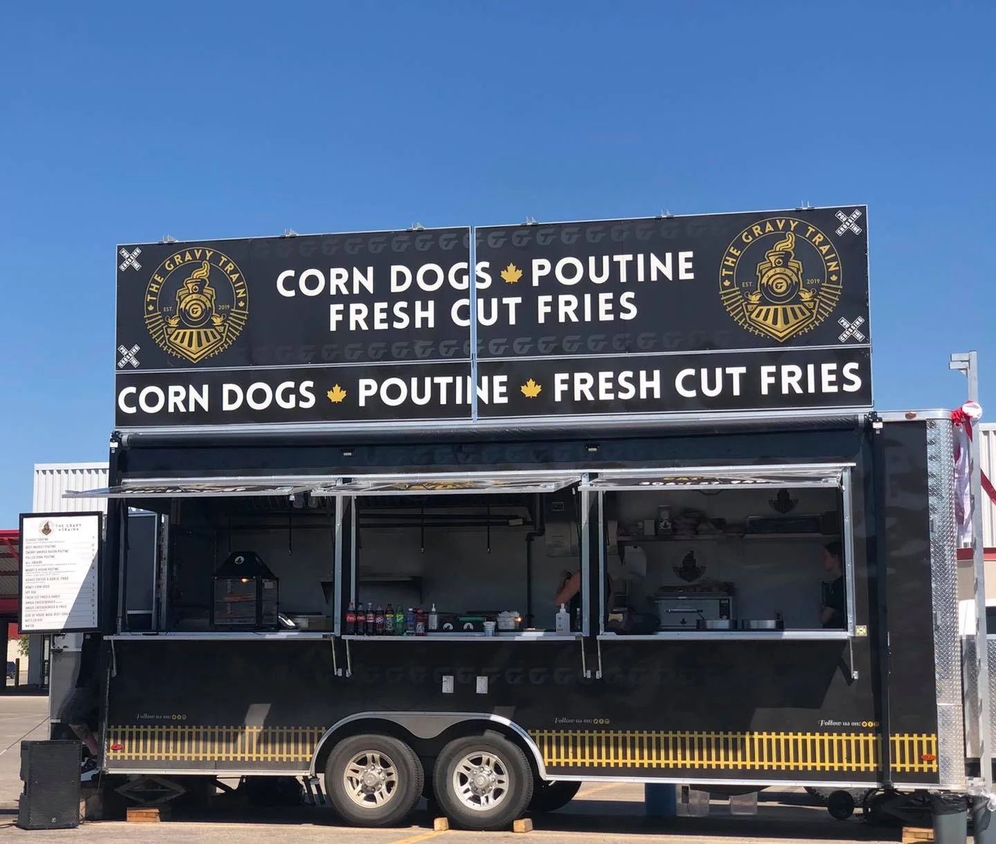The Gravy Train trailer exterior