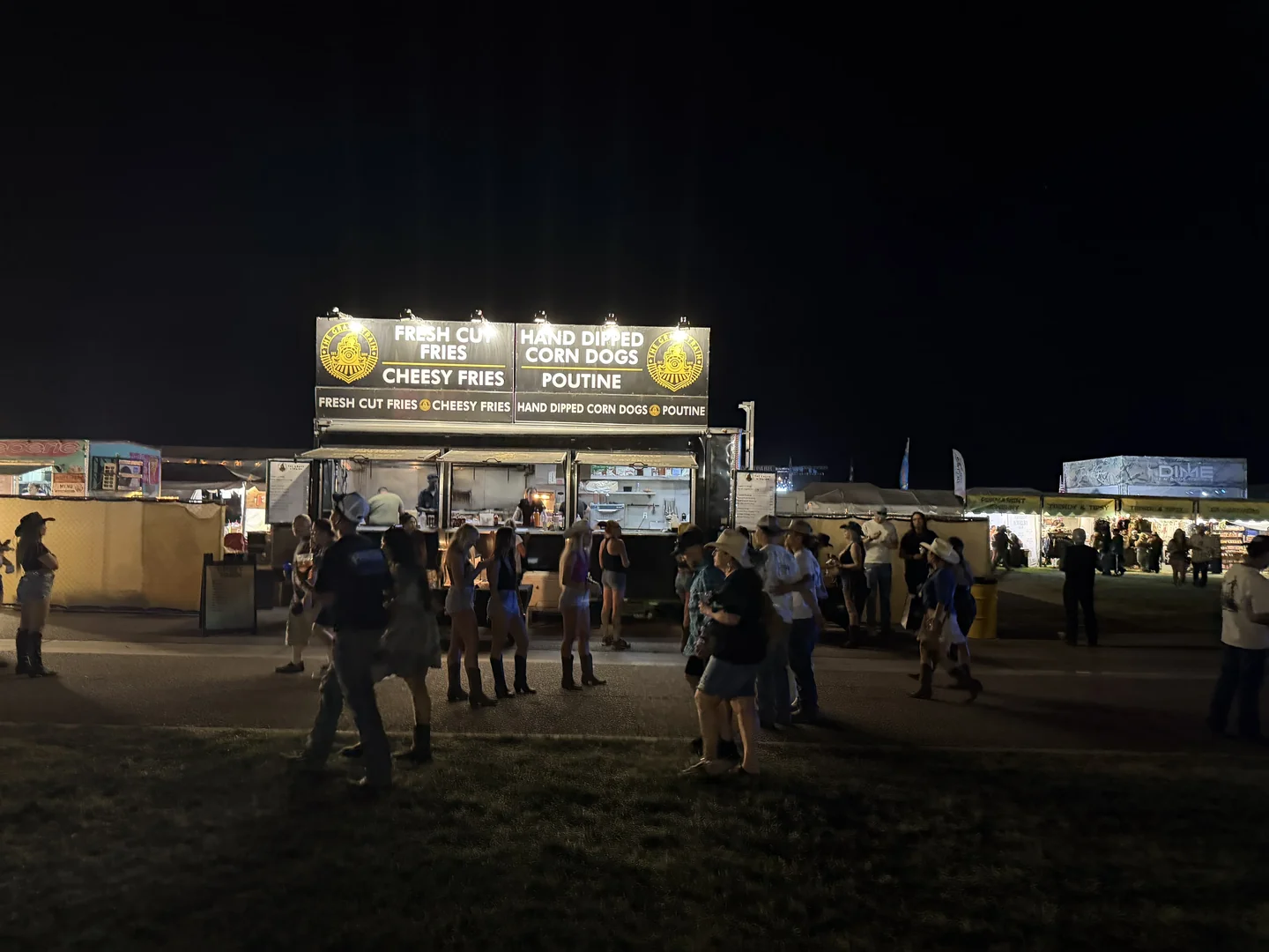 The Gravy Train serving a packed western crowd at Chief Joseph Days Rodeo