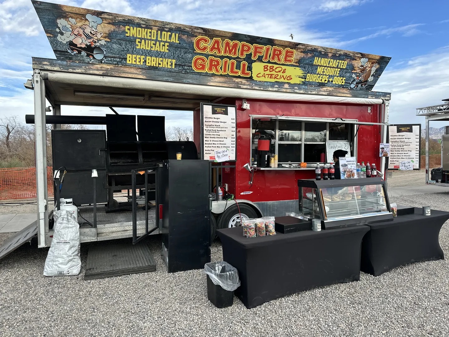 Campfire Grill truck at Big Country Fair